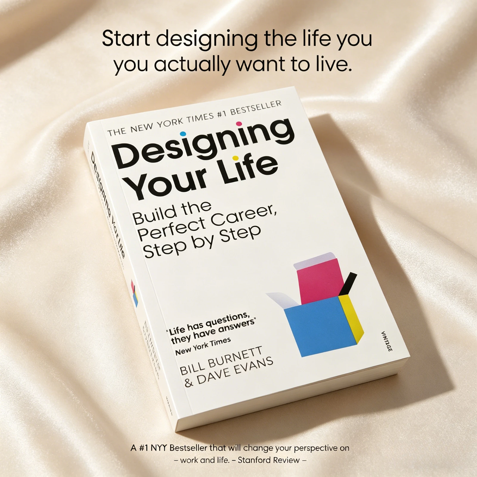 Designing Your Life By Bill Burnett & Dave Evans, Career Planning & Personal Growth Self-Help English Book