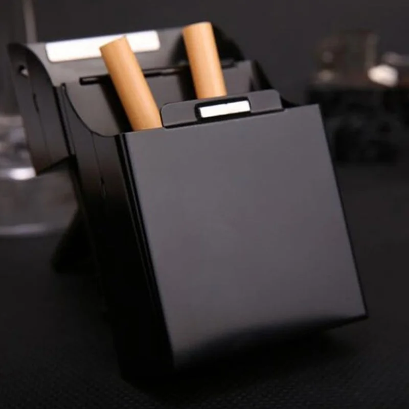 Magnetic Cigarettes Aluminum Cigarette Case Cigar Tobacco Holder Pocket Box Waterproof Anti-wrinkle Cigarette Accessories 1pc