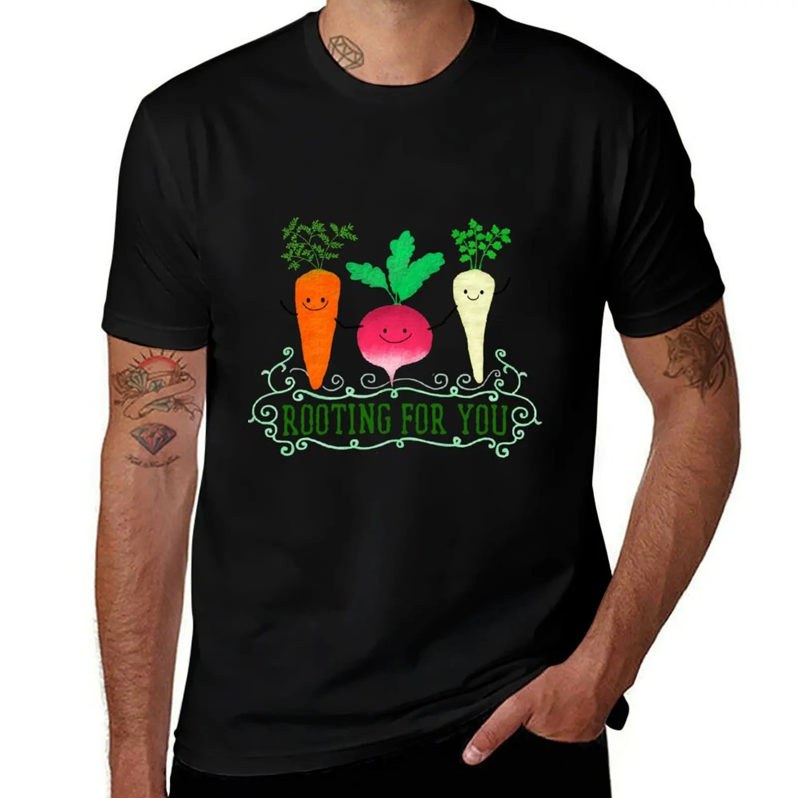 

Rooting for you - Punny Garden T-Shirt cotton t shirts man 100% t shirt man plain T-Shirt