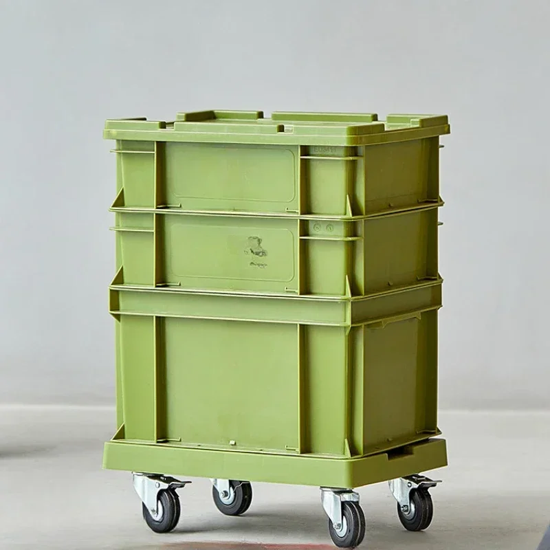 Storage box for movable outdoor plastic sorting