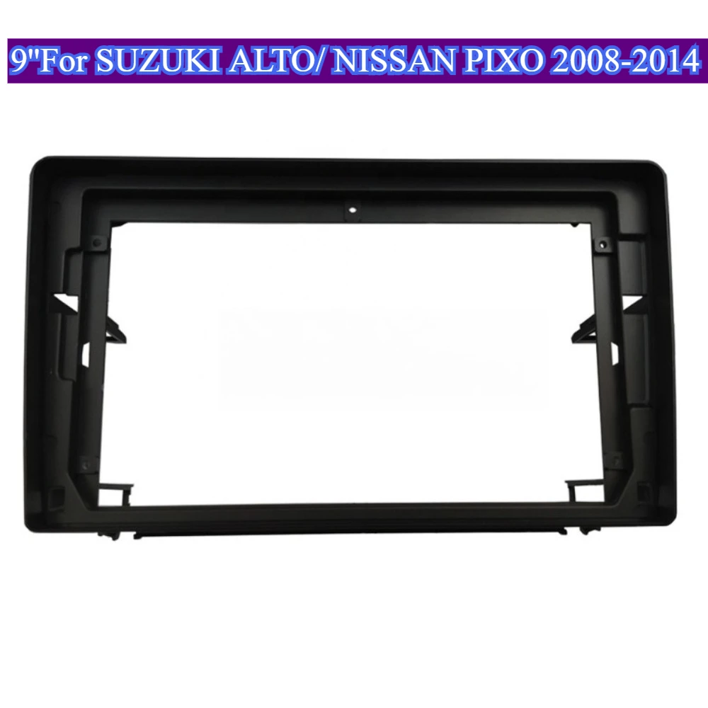 

9 ''для SUZUKI ALTO/NISSAN PIXO 2008-2014, автомобильная радио панель, стереорамка, накладка, адаптер, навигационная панель, универсальный комплект для Android