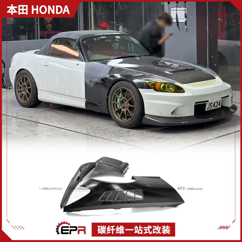

Suitable for Honda S2000 carbon fiber EPA model, open-hole model, fender, fender fender modification