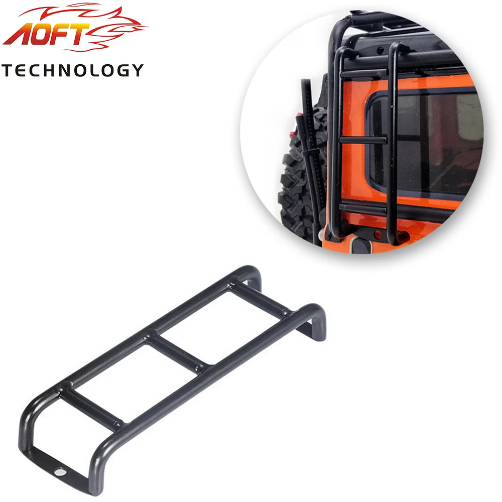 

1PCS Straight/Curved Metal Black Ladder Stairs for 1:10 RC Rock Crawler TRX4 Axial SCX10 90046