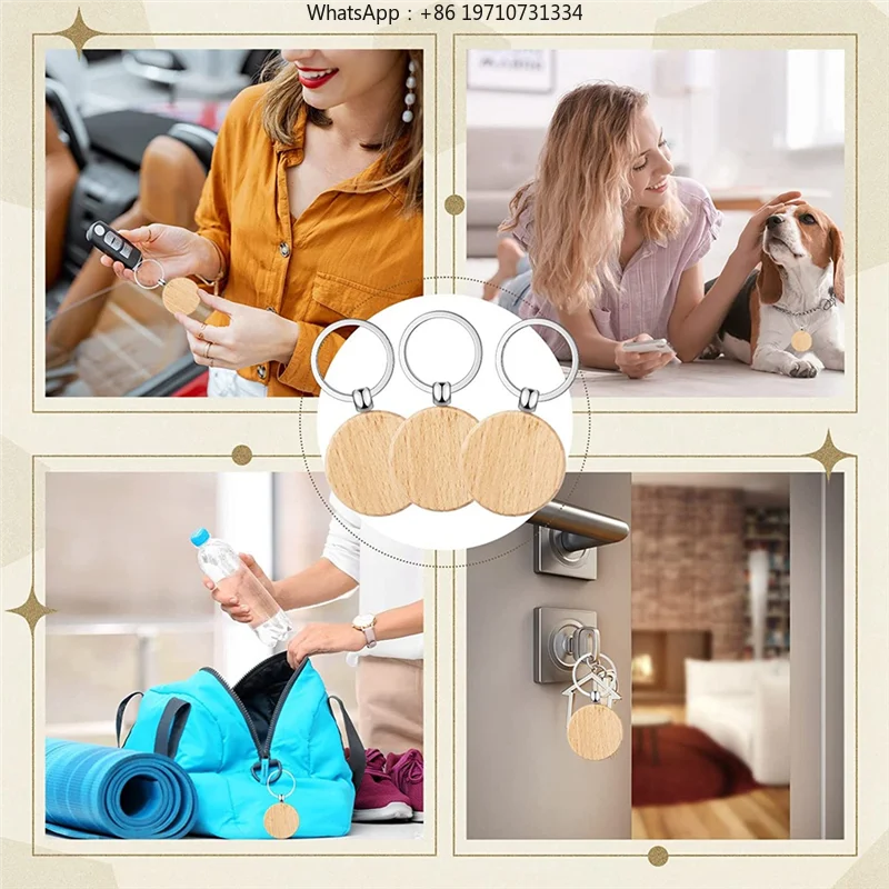 Nuovissimi 50 Pezzi di Etichet - Wood Ring Blank recensione e prezzo
