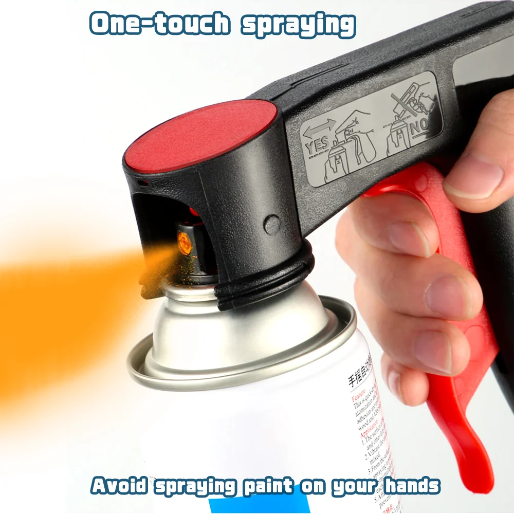 Pro Spray Can Handle Assistant Spray Gun Handle Assist Hand Sprayer Machine Instant Aerosol Handgrip For Car Polishing Paint