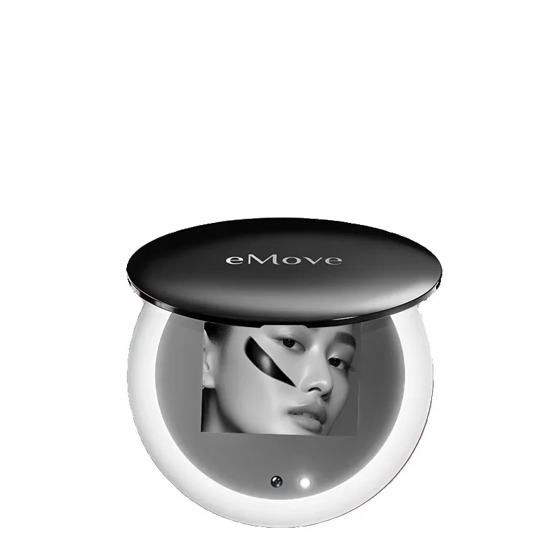 

Дорожное зеркало для макияжа с УФ-камерой для солнцезащитного теста HD 2X Зеркало с регулируемой подсветкой для ежедневного ухода за кожей и проверки макияжа