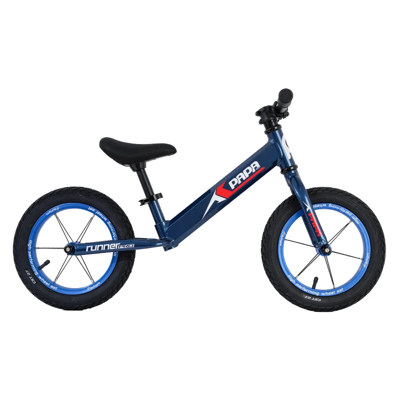 Papabike 12 Inch Aluminum Alloy Balance Bike Runner Pro 2024 Running Bike No Pedal Balance Bicycle for 2-6 Years Old  Child