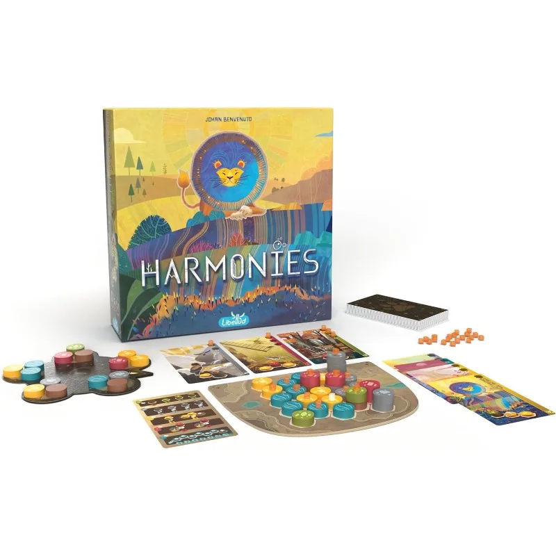 Harmonies Board Game: Build Wildlife Habitats, Creative Strategy Family Fun, Educational Toys for Kids & Adults Age 10+