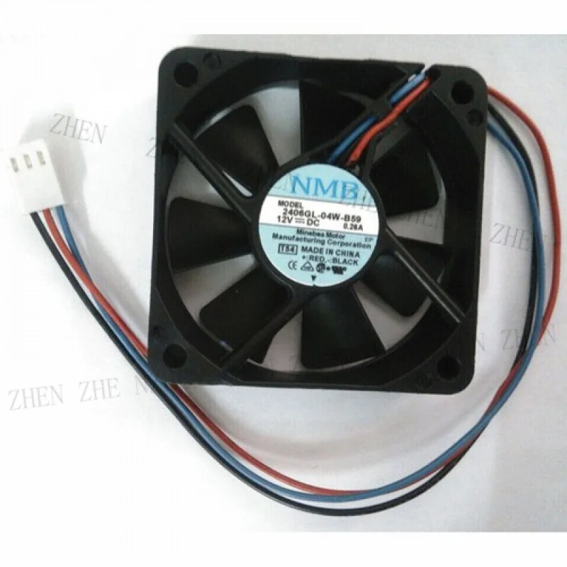 

Y 1 шт. новый для NMB 2406GL-04W-B59 DC12V 0,26A 3-контактный охлаждающий вентилятор # QW.