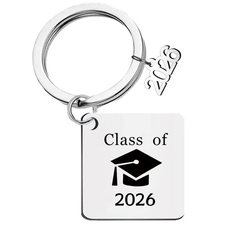 Abschluss-Schlüsselanhänger Klasse 2026 - Abschiedsgeschenk für Krankenpflege- und Rechtswissenschaftsstudenten, Langlebiger Edelstahl-Andenkenanhänger – Detail 6