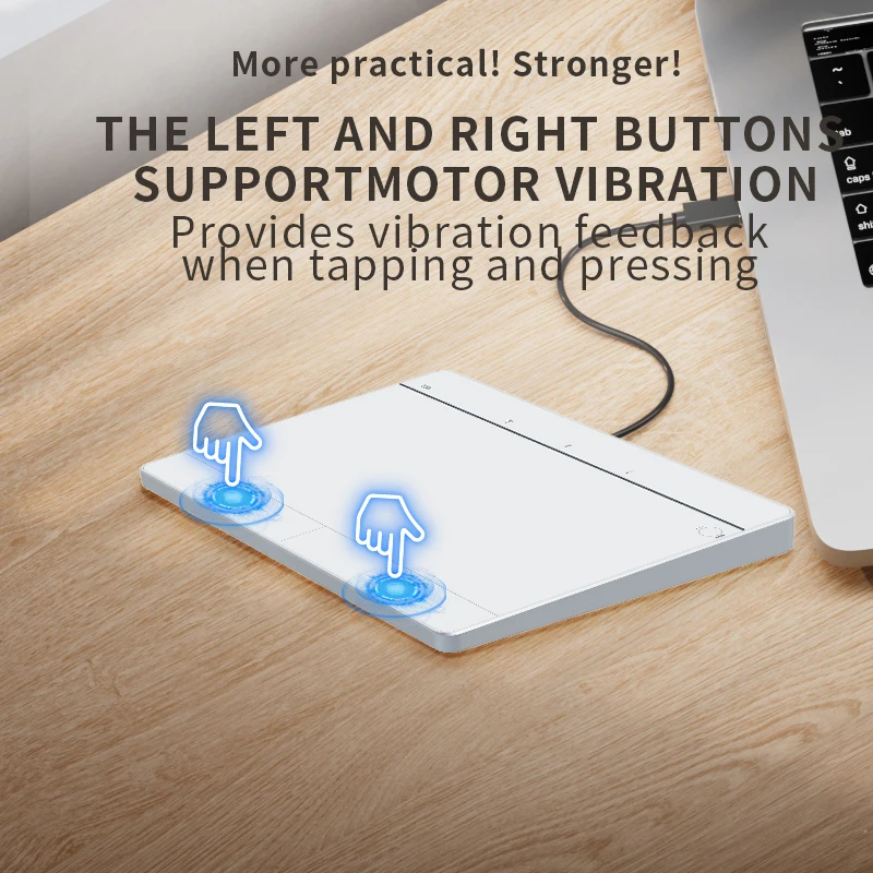 لوحة اللمس بلوتوث اللاسلكية والسلكية لوحة التتبع لـ Win/Mac/IOS متعددة الوظائف إيماءات لوحة التتبع اللاسلكية القابلة لإعادة الشحن