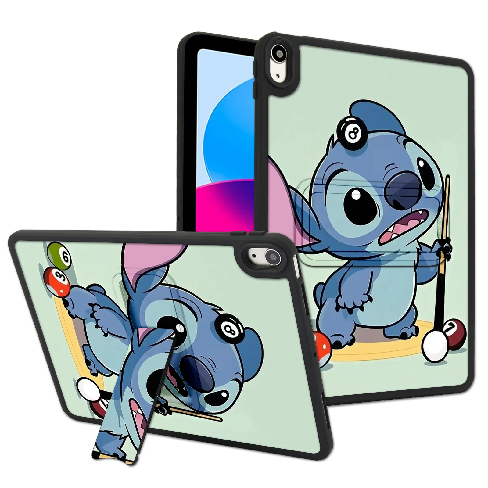 

Disney Collaboration Stitch Stand Protective Case Stand Case for iPad Air11 13 Case iPadA16 11th 10.2 9th 8th Gen for iPad Air5