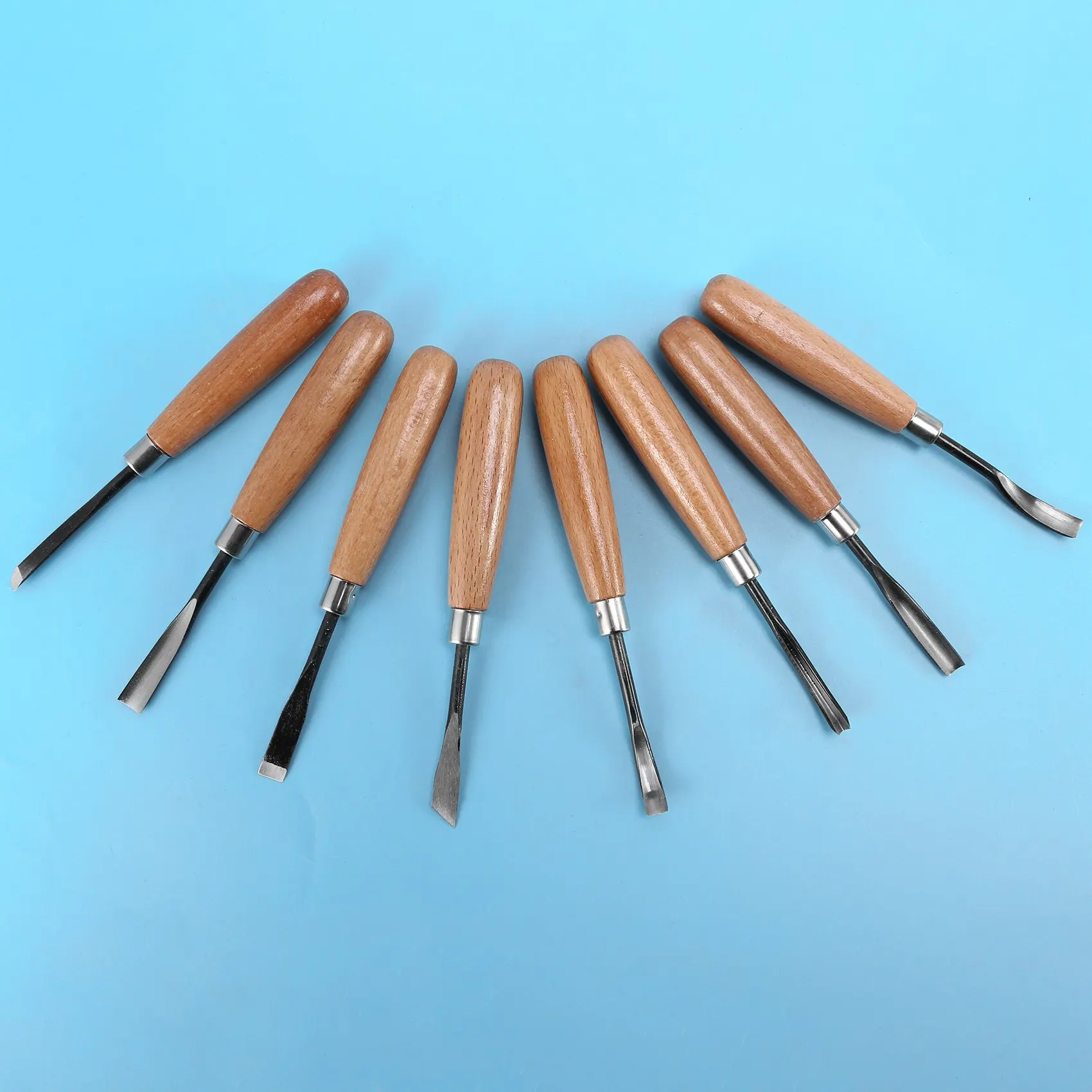 WON 8 шт., набор инструментов для резьбы по дереву, долото, сделай сам, художественное ремесло, деревообработка, скульптурные строжки, ручная резьба по дереву, долото, инструменты