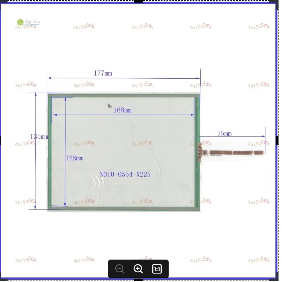 

ZhiYuSun Wholesale2PCS/lotN010-0554-X225 177mm*135mm 8inch 4 line touch screen panel 177*135 Sensor glass Compabible for GPS CAR