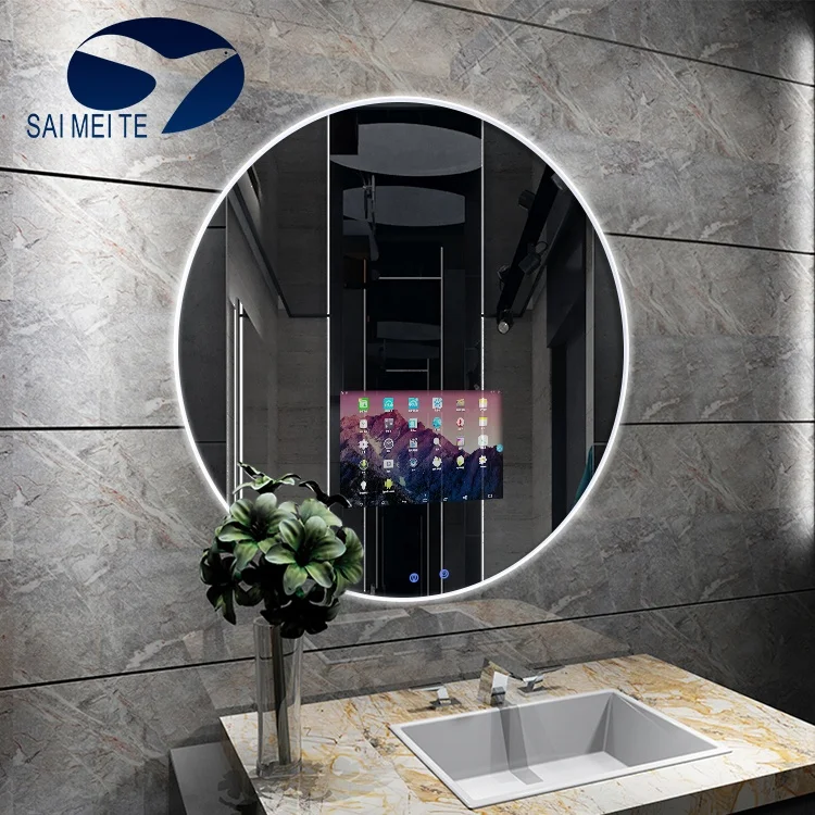 

Chinese Product Wholesale Led Smart Oval Bathroom Mirror With Light
