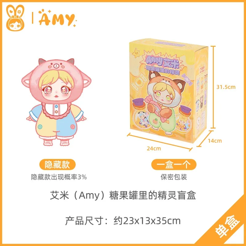 Amy Fairy In The Candy Jar-Blind Box Series 400%, Vinyl Poppen Mystery Box Caixa Caja Kawaii Poppen Meisjes Jongens Cadeau