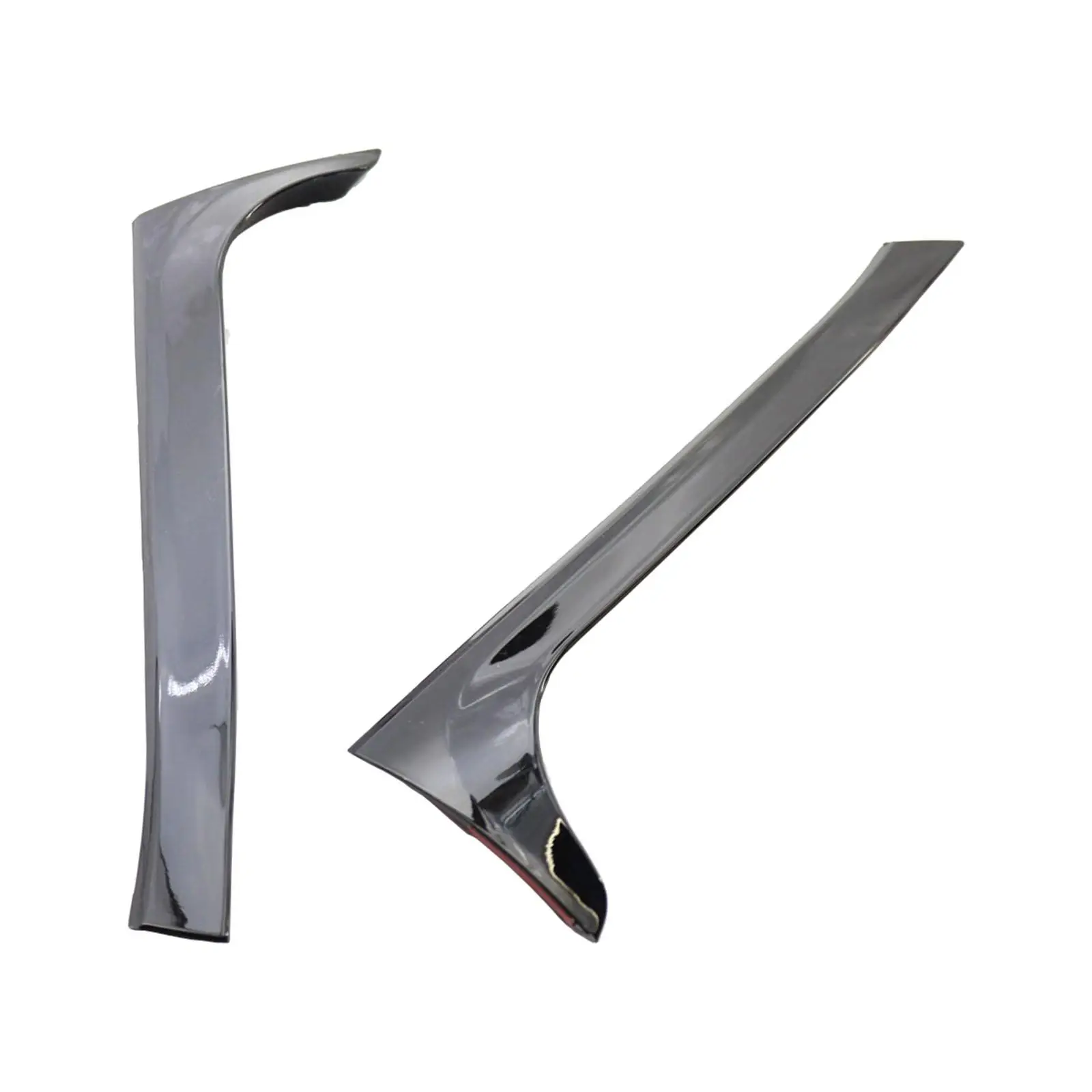 2 Pack Rear Window Side Spoiler Wing Custom Parts Car-Styling Cover for VW Golf 6 MK6