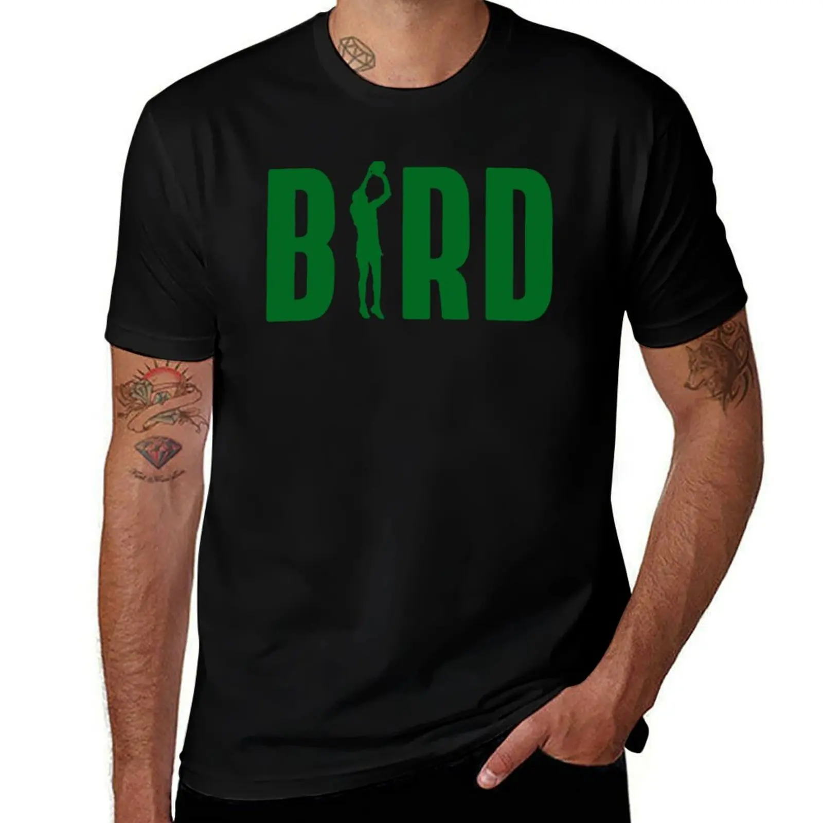 

Larry Bird - Boston Basketball T-Shirt graphics luxury designer vintage t shirt men