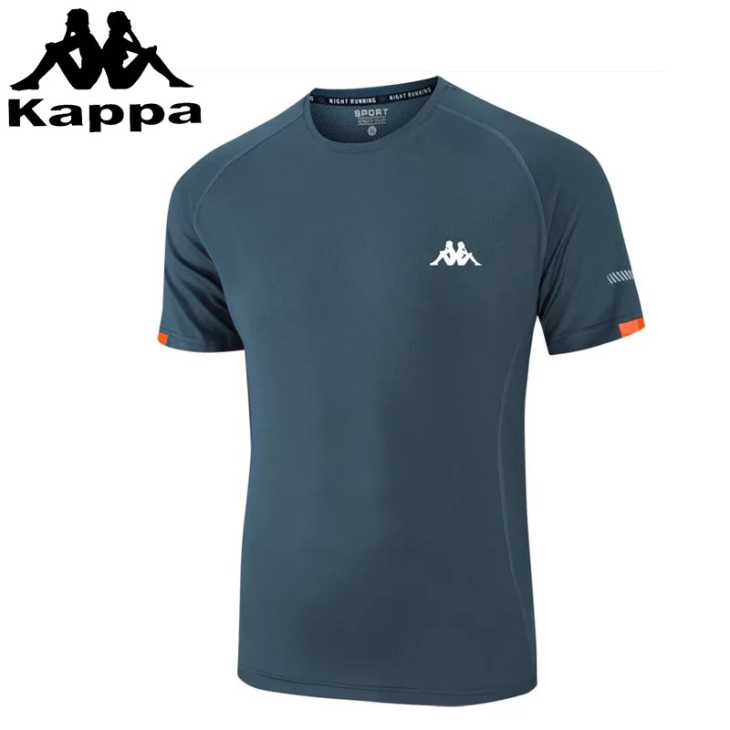 

Kappa Summer Thin Short-sleeved T-shirt Men Clothing Running Sports Quick-drying Luxury Brand Half-sleeved Fitness T-shirts Tops