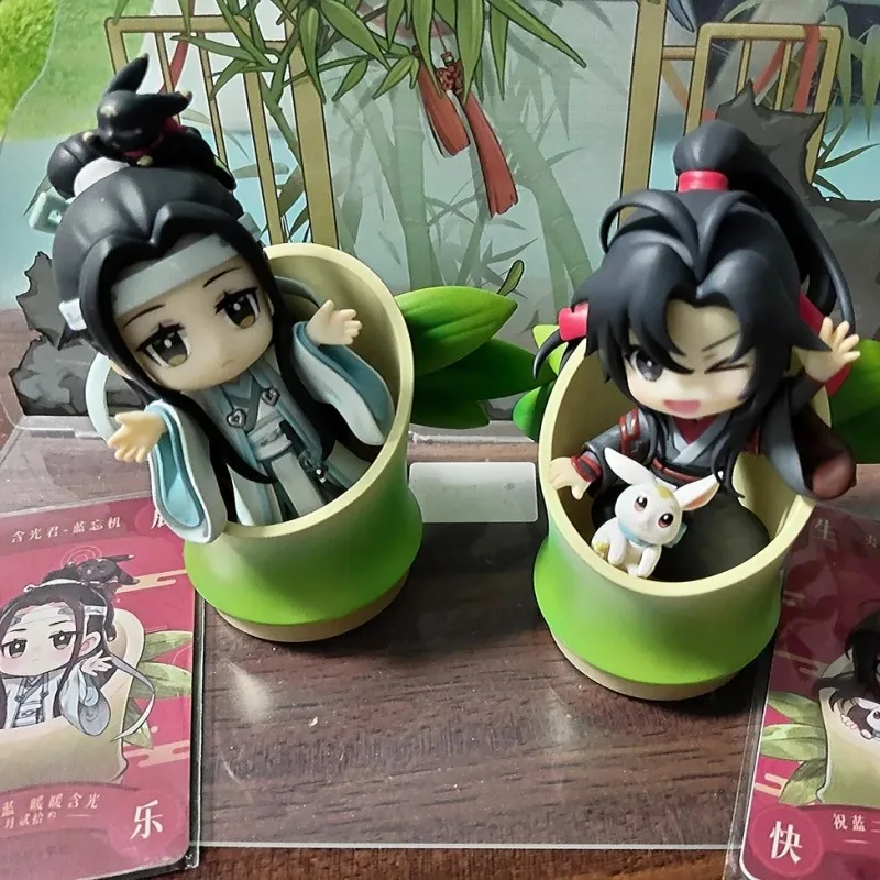 Mdzs Mo Dao Zu Shi Figures Wei Wuxian Lan Wangji Model Dolls Figures Set Q Version Action Figure Decorate Collection Toys Gifts