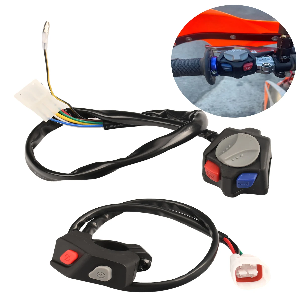 

Motorcycle Headlight Horn Kill Start Switch For Husqvarna TE FE TX FX For KTM 125 150 200 250 350 450 500 EXC XC XCW EXCF SX SXF