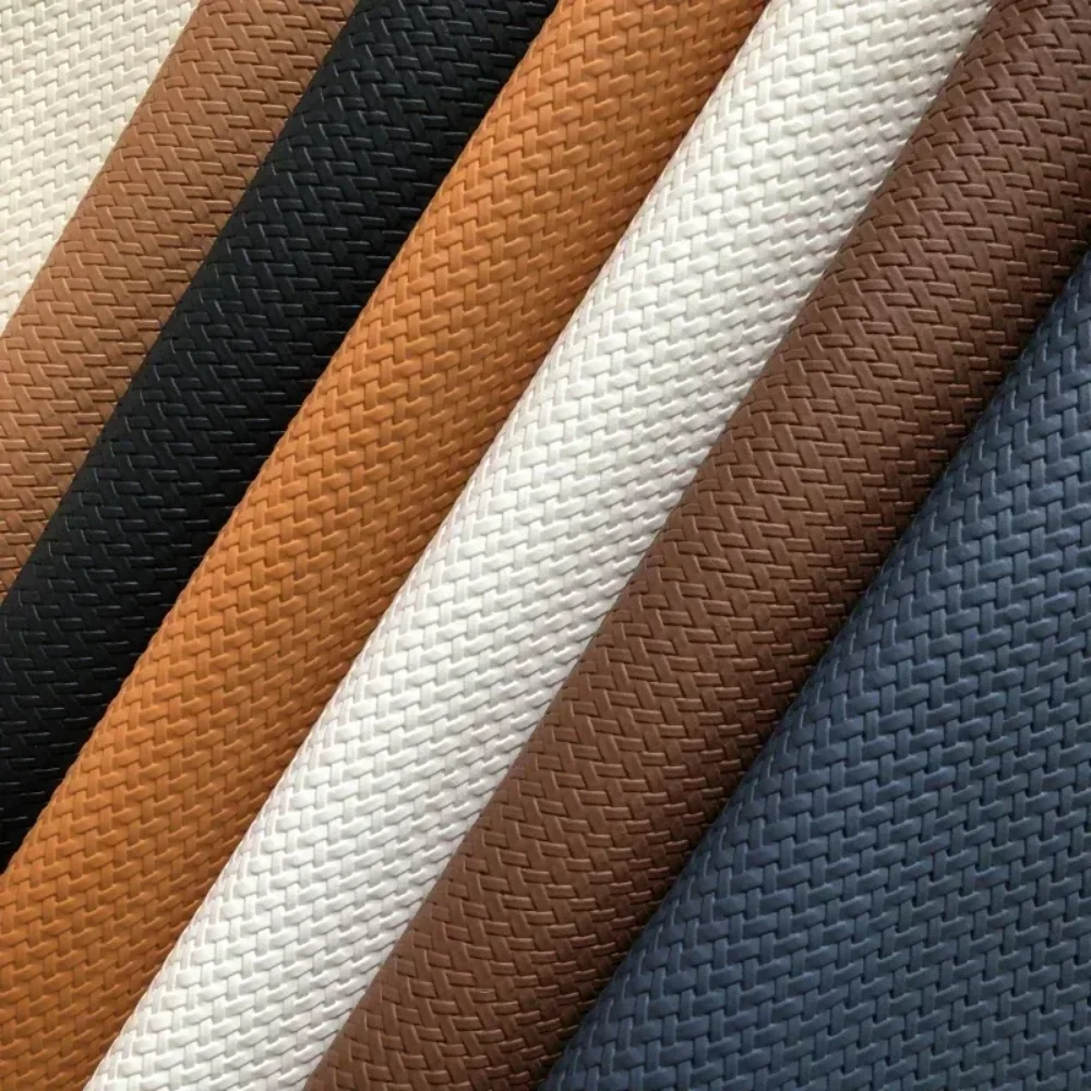 

Artificial Leather Fabrics for Diy Sofa Seat Decoration Pillow Design Fabrics Wholesale Cloth By The Meter