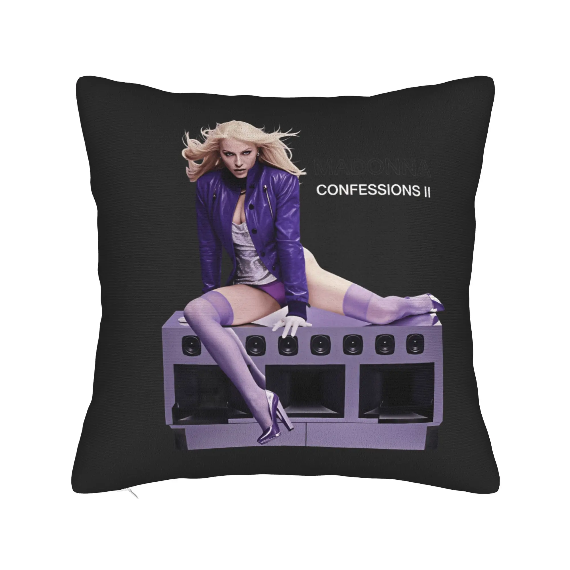 Madonnas Album Confessions II Graphic 2026 Pillow Case  Soft Pillow Cover Novelty Pillowcases For Sofa Home Decoration