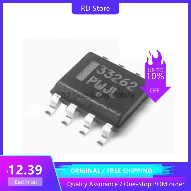 

10PCS/LOT MC33262DR2G MC33262 33262 SOP-8 SMD LCD switching power supply driver chip In Stock NEW original IC