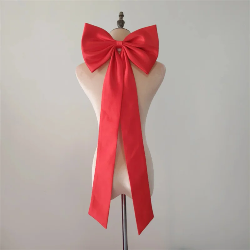 Wedding Large Satin Ribbon Bowknot for Bride Gown Elegant Bridal Diy Decoration Bow For Wedding Dress Accessories