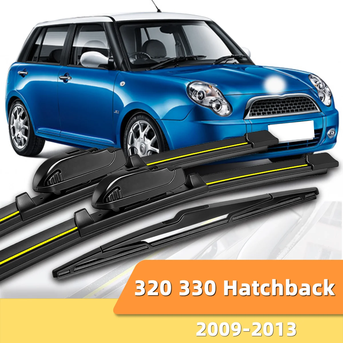 

Suitable For Lifan 320 330 Hatchback 2009-2013 Front And Rear Windshield Wipers Durable Accessories For Car Windshields2010 2012