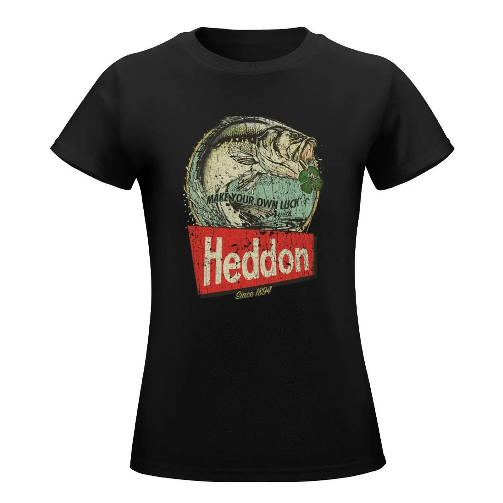 Heddon Lures - Make Your Own Luck 1894 T-Shirt Blouse korean fashion Womens graphic t shirts