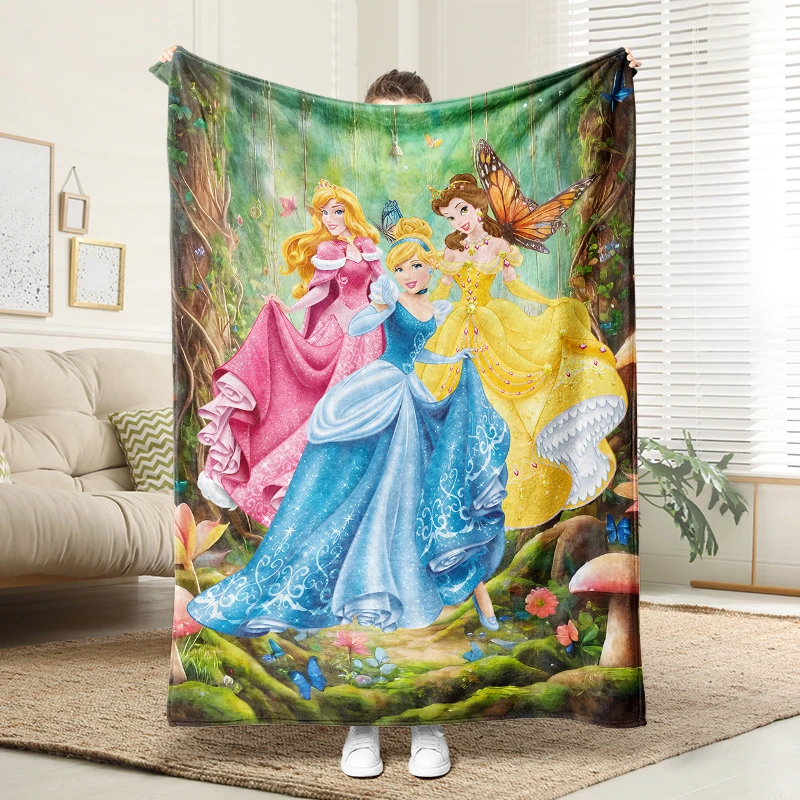 

Disney Minnie Mouse Head Pattern Soft Plush Blanket Warm Throw Sofa Bed Cartoon Blanket Kids Gift Home Decor