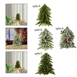 15.7inch Small Artificial Christmas Tree Accessories Xmas Tabletop Ornament