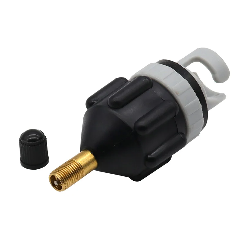 Kayak Air Valve Conversion Head with Rubber Sealing Ring Good Air Tightness Surfboard Inflation Adapter Ventilation Nozzle