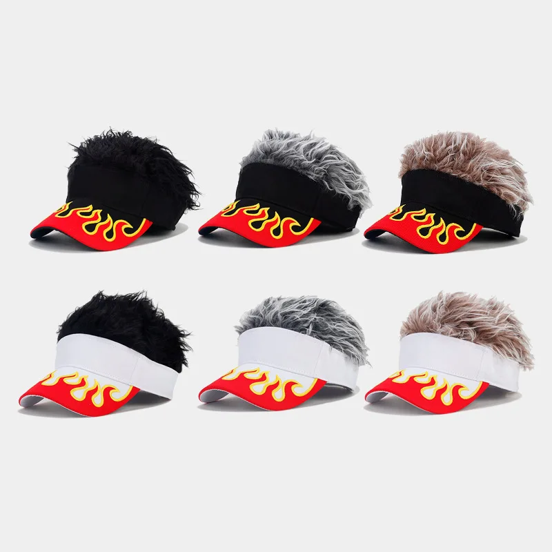 Men's women's Hats Embroidered Wigs Baseball Caps Seasonal Fashion Parties Duckbill Hats Outdoor Sun Hats Gorra