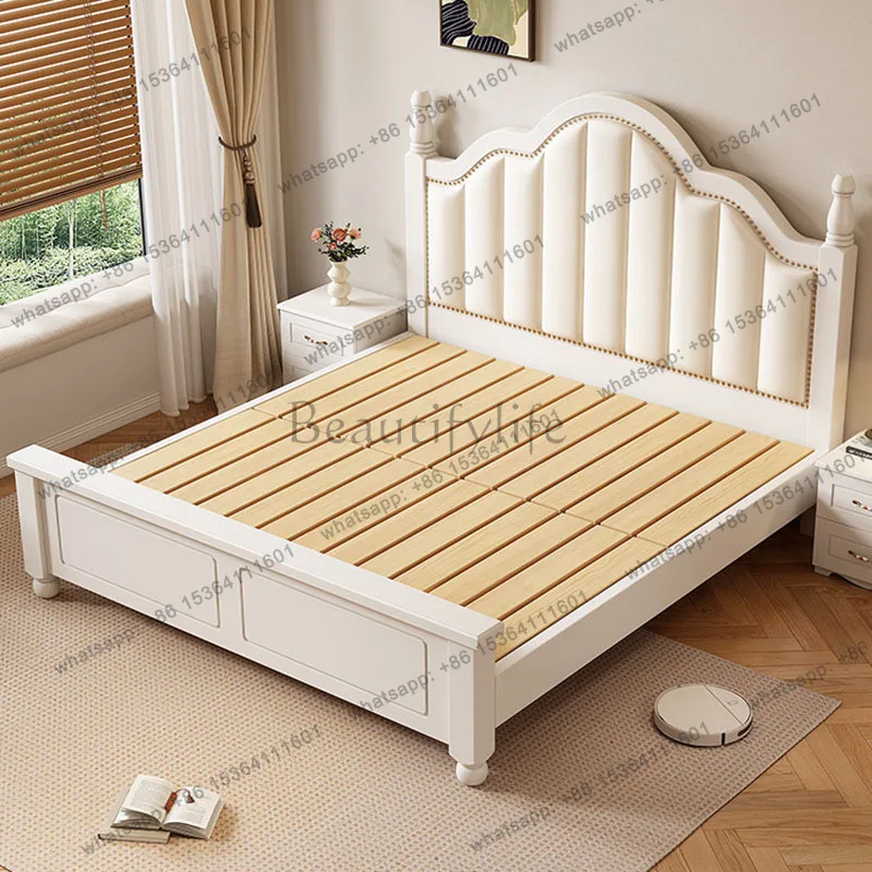 FG Modern Wooden Bed Bed Sleeping Mobile Princess Design Luxury Double Children Bed Baby Letto Matrimoniale Letto Matrimoniale