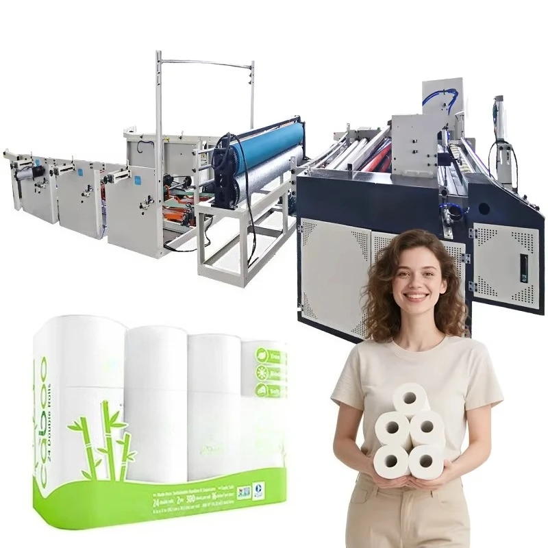 Small Toilet Paper Machine For Sale South Africa 500-800 Rolls/Da ROI 6 Months Free Training Installation Motor Engine Bearing