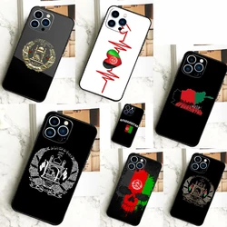 Afghan Afghanistan Flag Banner Case For iPhone 16 15 14 13 12 11 Pro Max X XR XS 7 8 Plus 12 13 Mini Bumper Cover