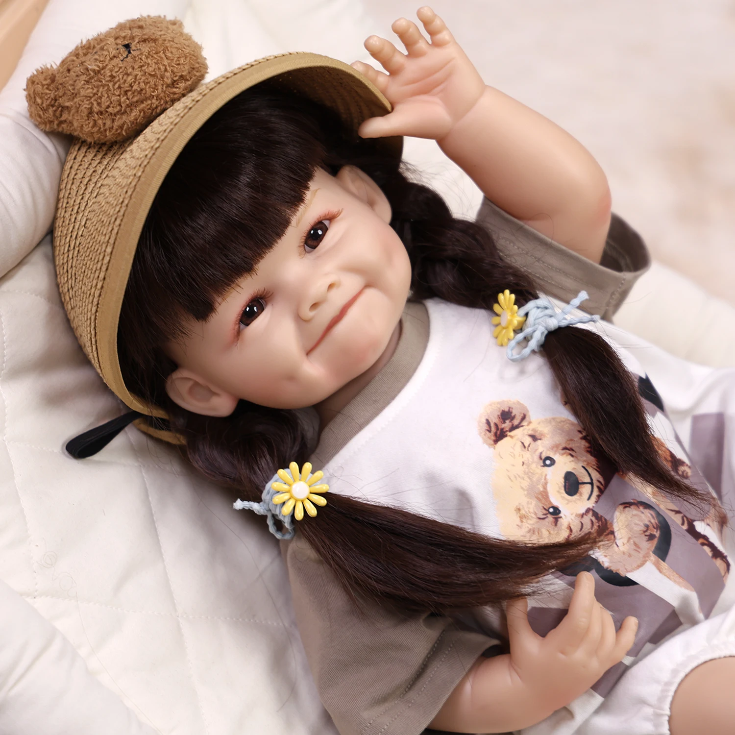دمية KEIUMI الواقعية بطول 22 ب - مراجعة Reborn Baby Doll Silicone Realistic وسعره