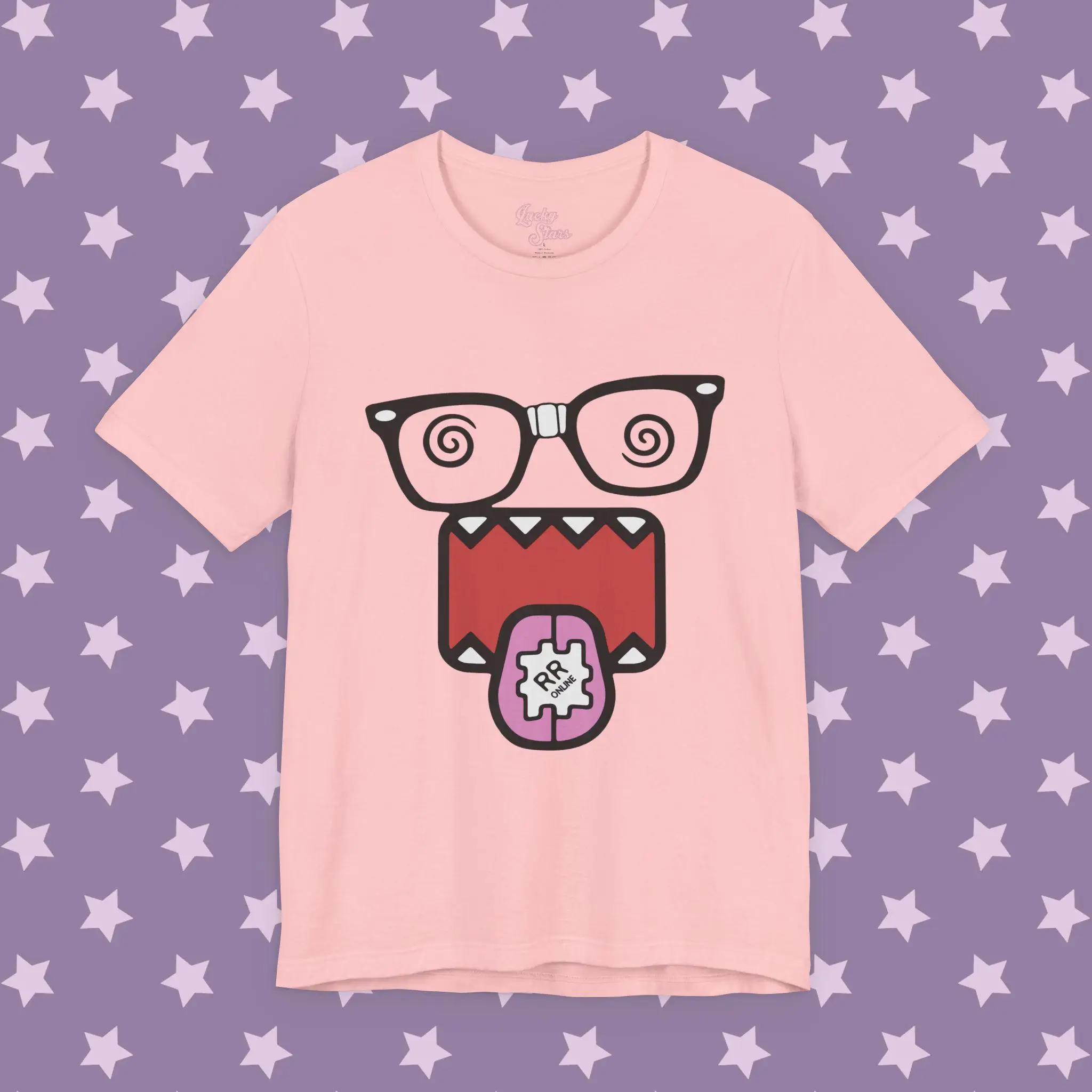 Dizzy Domo Kun Tshirt - Unisex Emo Scene Y2k Fashion Tshirt - 2000's Vintage Cartoon Hot Topic