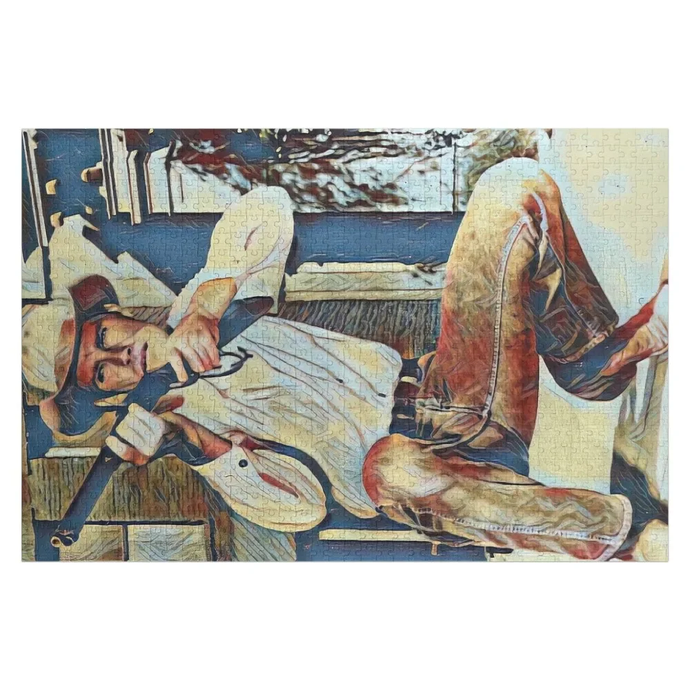 The Rifleman - Winchester Jigsaw Puzzle Wooden Animal Animal Personalised Toys Custom Name Child Toy Puzzle