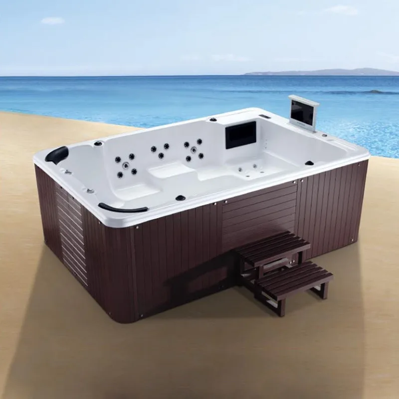 Outdoor Spa Pool Spa Massage Large Pool Villa Garden Multiplayer Outdoor Swimming Pool Smart Heated Bath