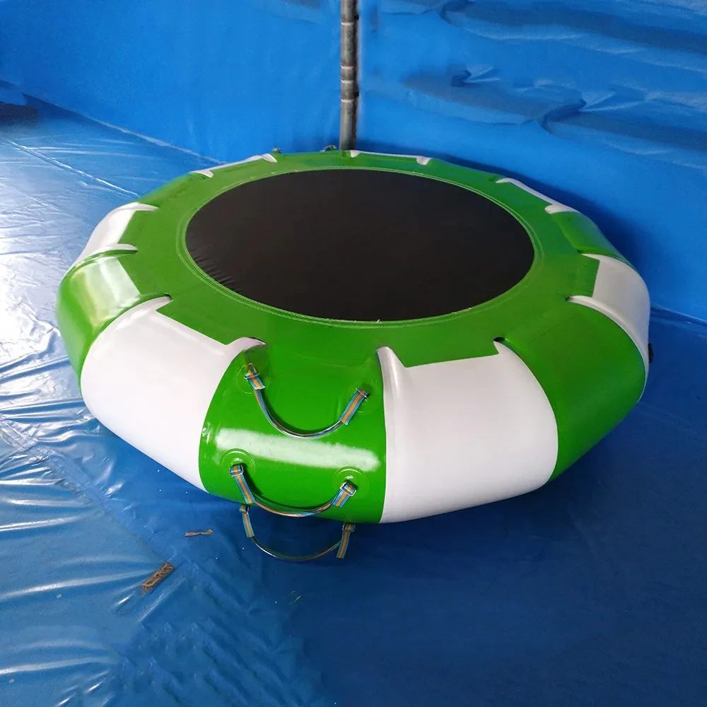 Inflatable Trampoline Safety Sign, Awesome Inflatable Trampoline for Kids, Water Trampoline, Random Color