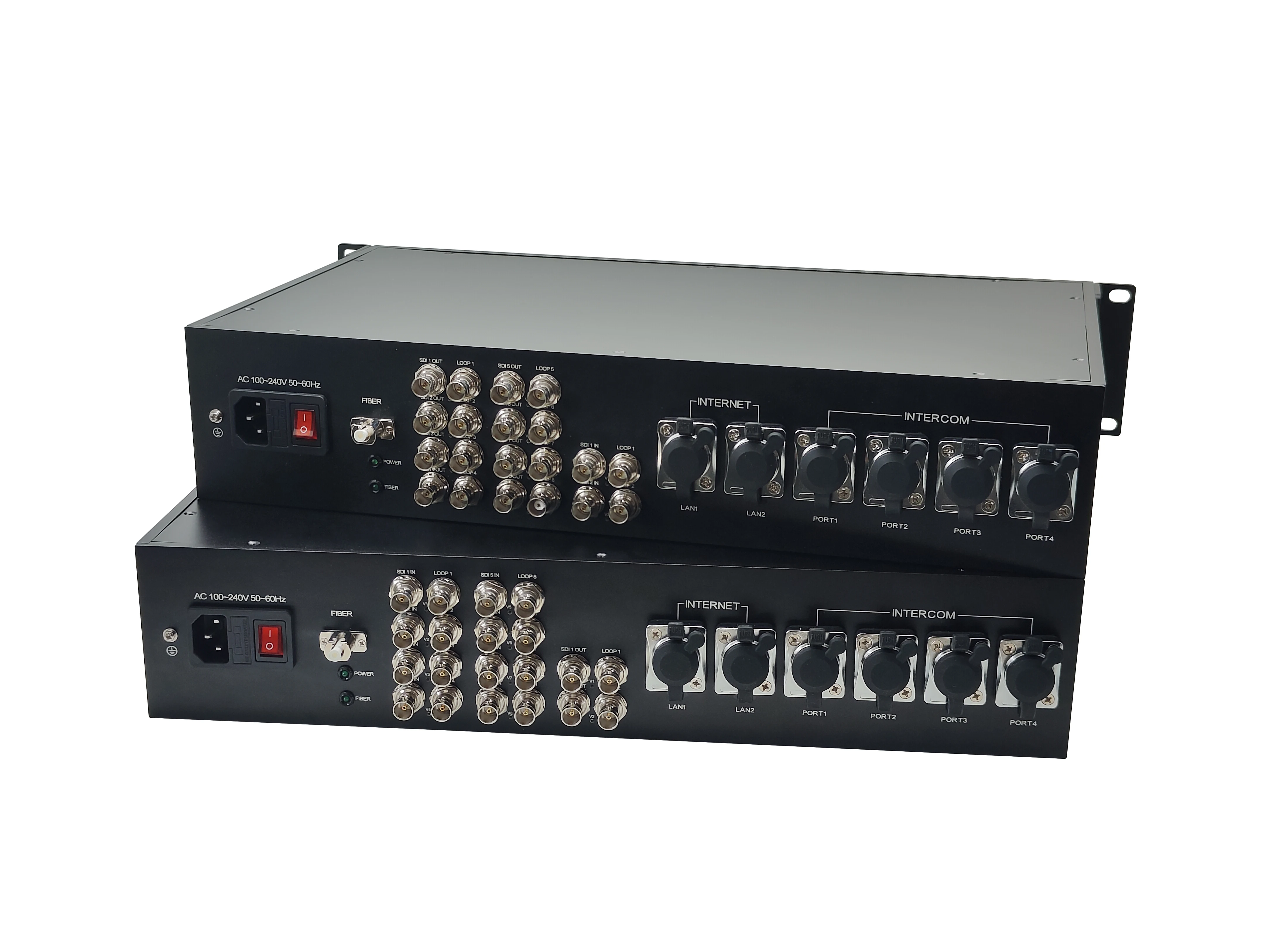 High Quality 3G-SDI Optical Media Converters SDI Video/o/Ethernet to Fiber Optic Converter Transmitter Receiver