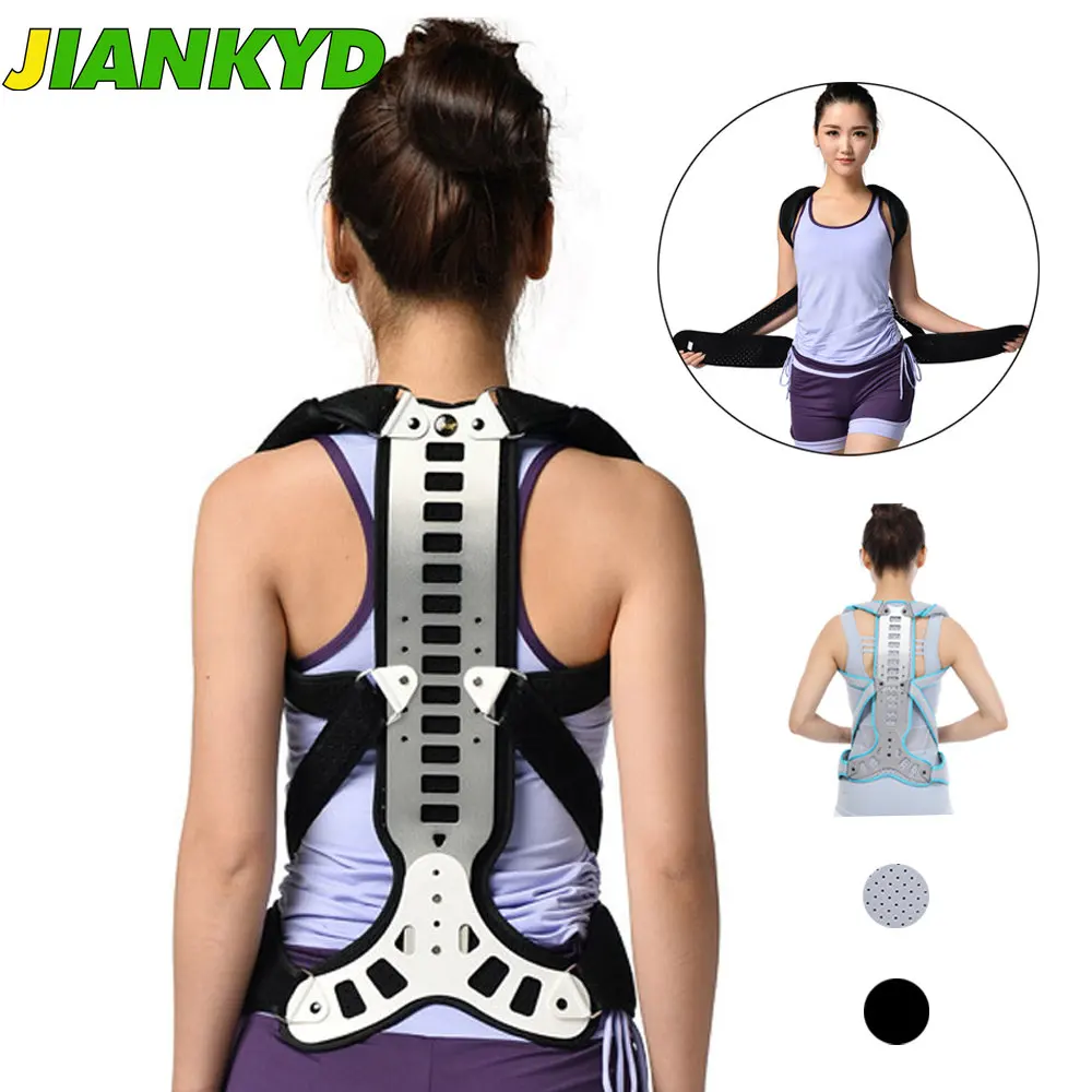 Posture Corrector Back Braces Shoulder Waist Lumbar Support Belt Humpback Prevent Body Straighten Slouch Compression Pain Relief