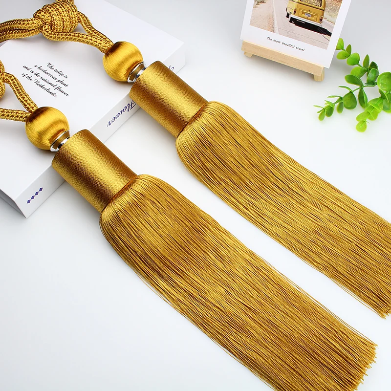 Simple and Modern Curtain Tiebacks Straps Ropes Curtains Tassels Bandages Brushes Curtain Accessories