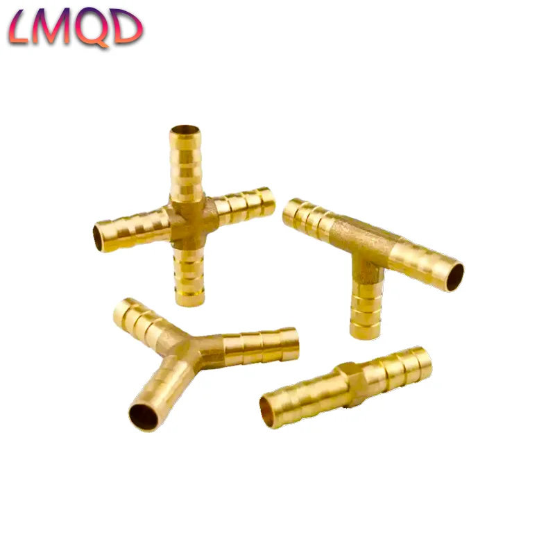 T-shaped Three-Way Copper Pagoda Joint Y-shaped Inverted L-shaped Four-Way Water Pipe Oil Pipe Gas Pipe Natural Gas Green Joint