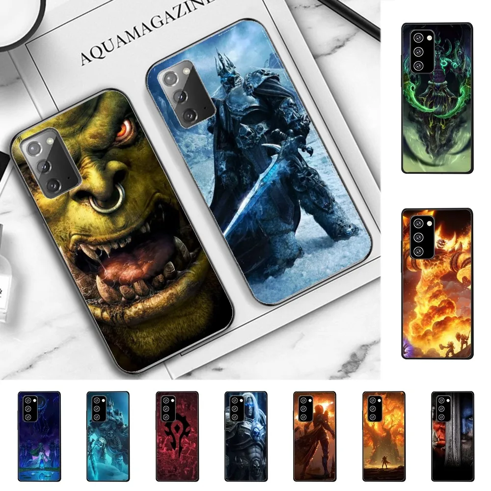 W-World Of W-Warcraft Phone Case For Samsung Note 8 9 10 20 Pro Plus Lite M 10 11 20 30 21 31 51 A 21 22 42 02 03