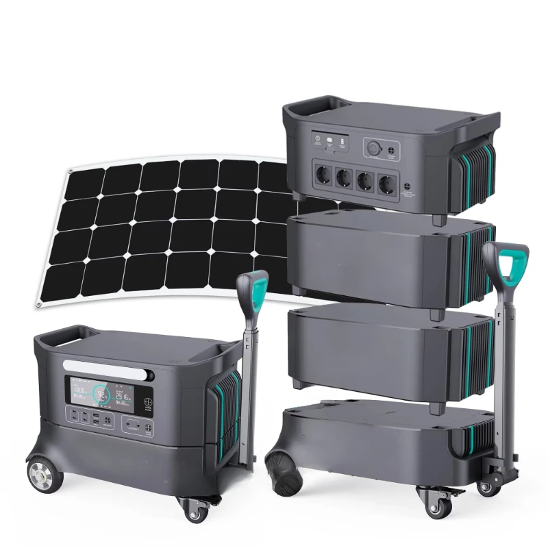 

A2 2000W portable solar power station with lithium battery 3000W solar generator 3kva for camping emergencies