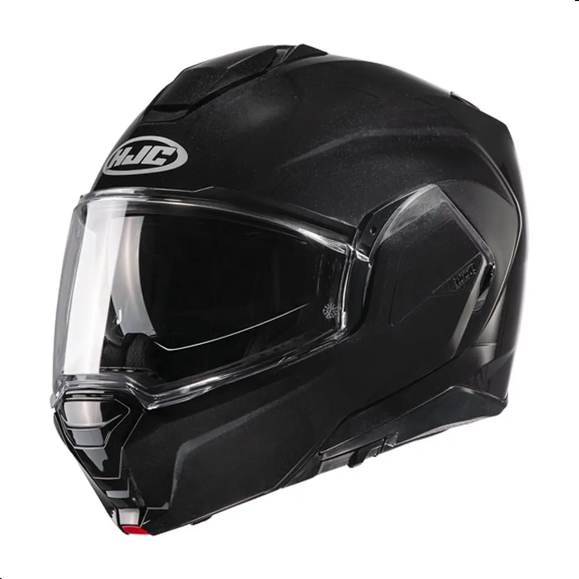 

i100 Solid Modular Motorcycle Helmet with HJ-36 Pinlock Shield, DOT Approved (Black, X-Large)